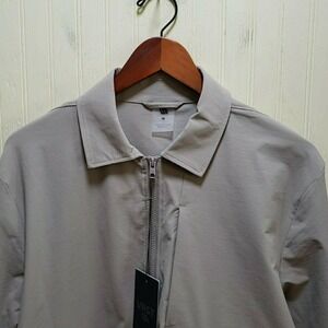 VRST Chore Jacket Mens Medium Gray Shiitake Water Repellent Stretch Softshell